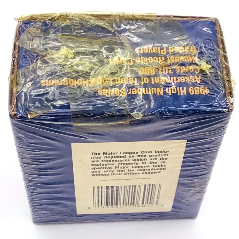1989 Upper Deck Baseball High # Series Box Set Cards 701-800, Factory Sealed NEW